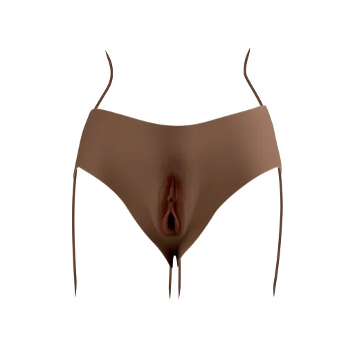 Gender X Undergarments Vagina Briefs Dark