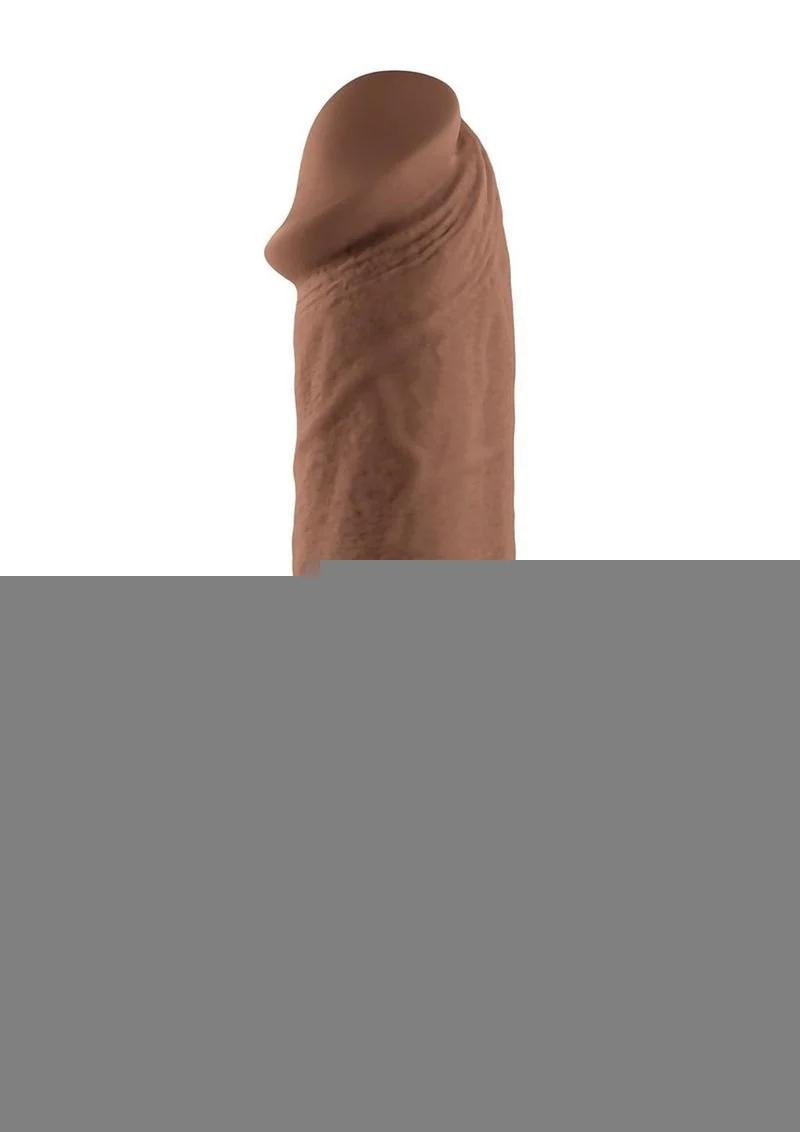 Girthy Vibrating Rechargeable Silicone Dildo