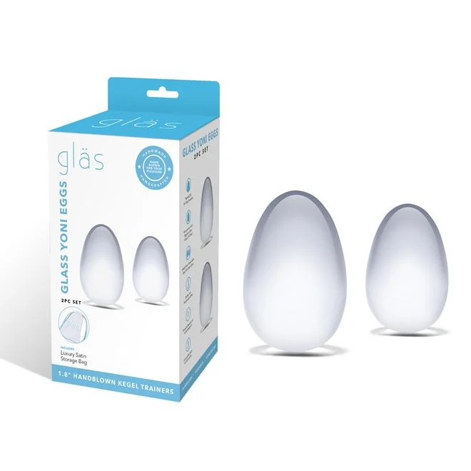 GLAS YONI EGGS 2PC