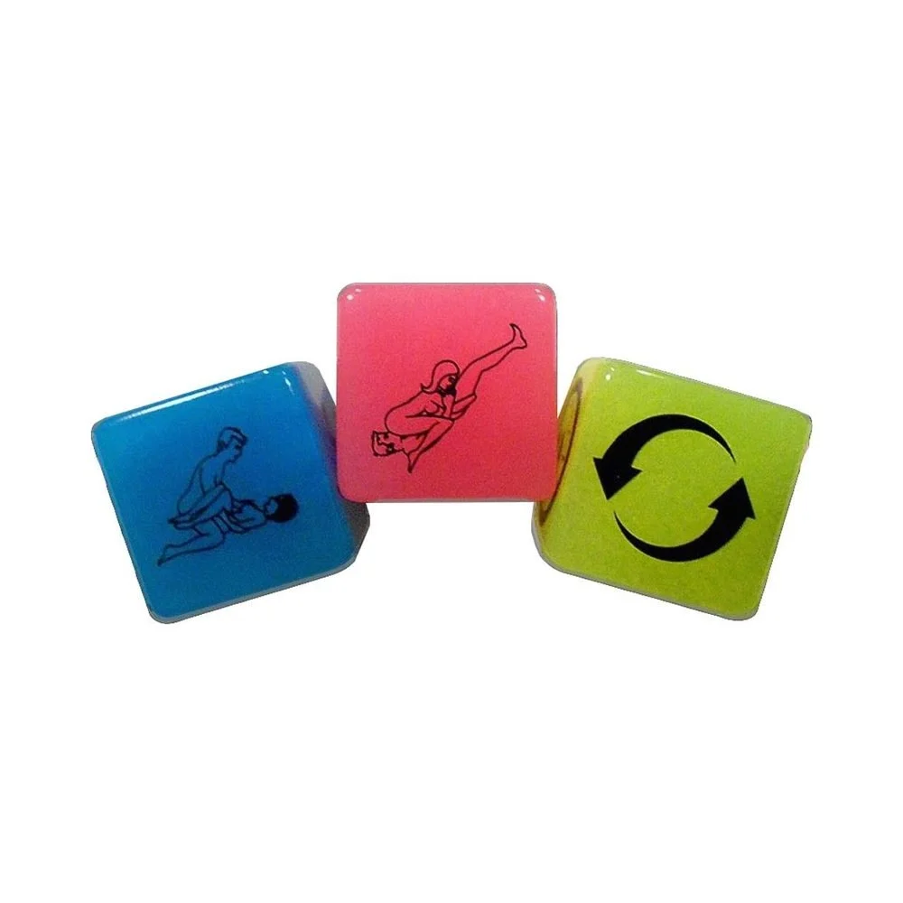 GLOW IN THE DARK SEX DICE