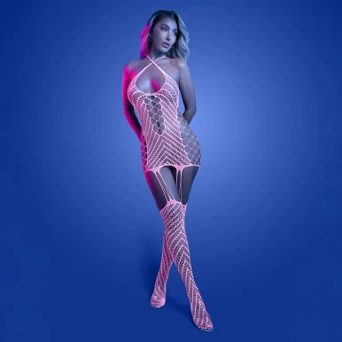 Glow Metamorphic Glow-in-the-Dark Bodystocking Dress