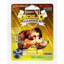 Gold Hammer Pill19000 Triple Maximum Power Male Enhancer
