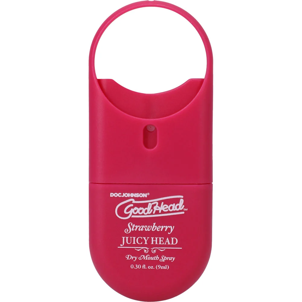 GoodHead Juicy Head Dry Mouth Spray To-Go, 0.30 fl.oz (9 mL), Strawberry