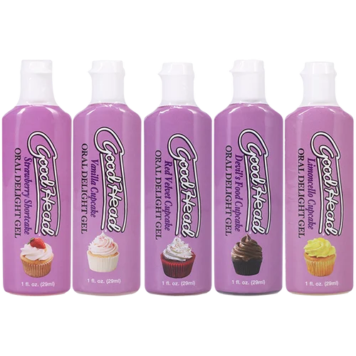 GoodHead Oral Delight Gel Cupcakes 5 Pack by Doc Johnson