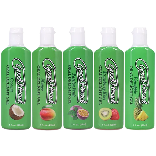 GoodHead Oral Delight Gel Tropical Fruits 5 Pack by Doc Johnson