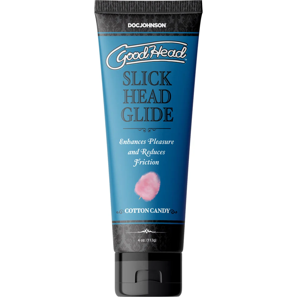 GoodHead Slick Head Glide, 4 oz (113 g) Tube, Cotton Candy