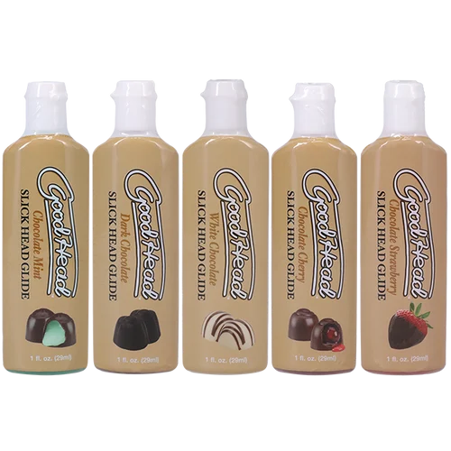GoodHead Slick Head Glide Chocolates 5 Pack by Doc Johnson