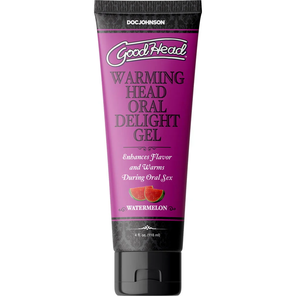 GoodHead Warming Oral Delight Gel, 4 fl.oz (118 mL) Tube, Watermelon
