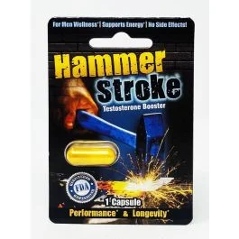 Hammer Stroke Testosterone Booster Performance Longevity Gold Pill