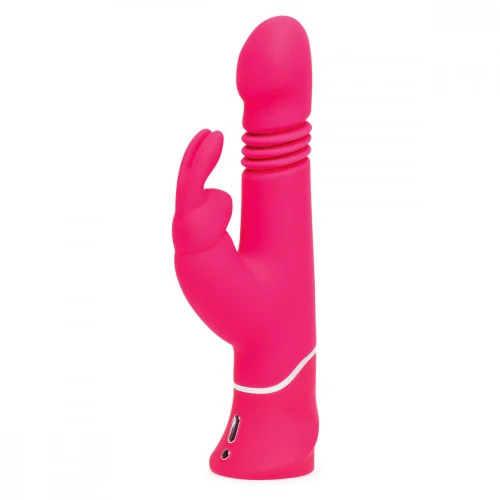 Happy Rabbit Pink Thrusting Realistic Rabbit Vibrator by Lovehoney