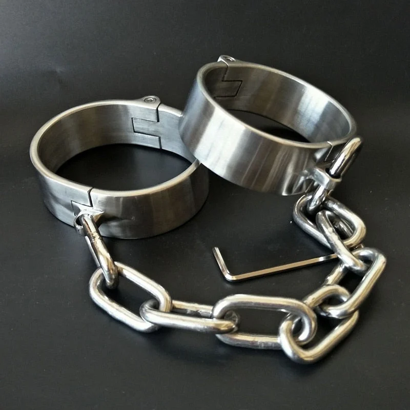 Heavy Stainless Steel Hand and Ankle Cuff