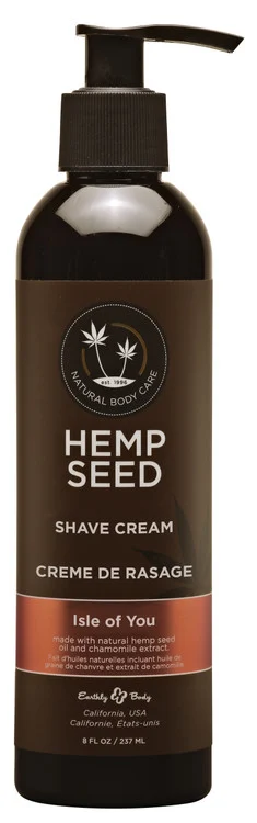 Hemp Seed Shave Cream by Earthly Body