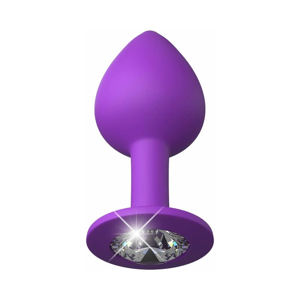 Her Little Gem Medium Butt Plug, Purple