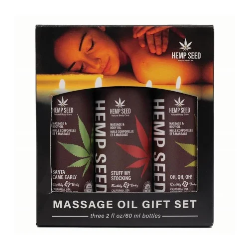 Holiday 2024 Massage Oil Gift Set by Earthly Body