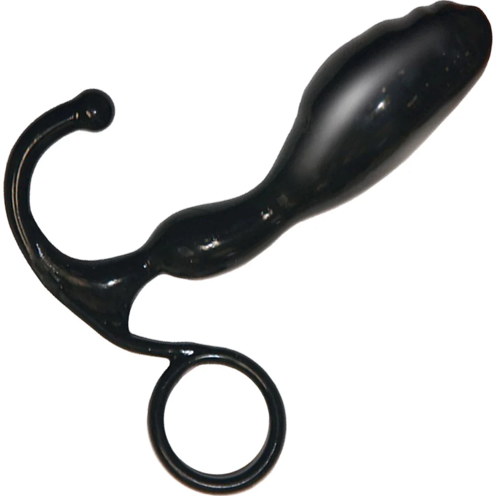 Icon P-Zone Advance Thick Prostate Massager, 4.5", Black