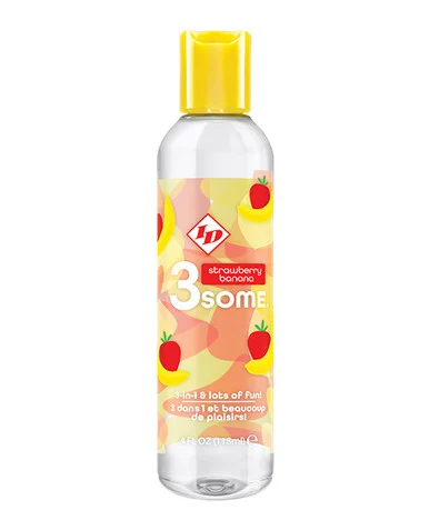 ID 3 Some 3-in-1 Strawberry Banana Flavored Lube - 4oz