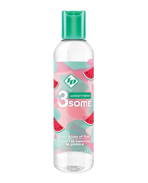 ID 3some 3 in 1 Lubricant Watermelon 4 fl oz