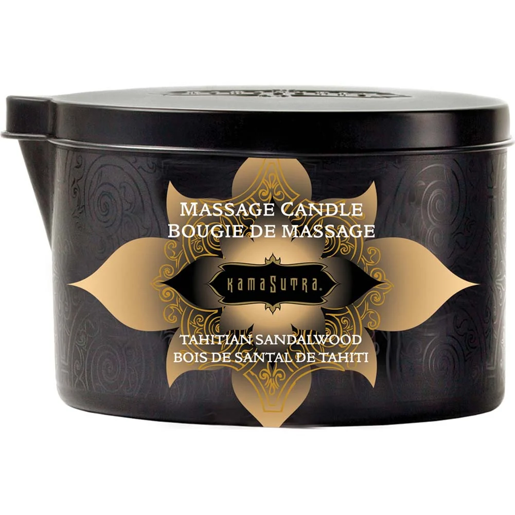 Ignite Massage Candle by Kama Sutra, 6 Oz (170 g), Tahitian Sandalwood
