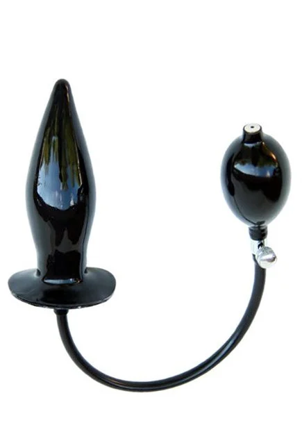 Inflatable Solid Anal Plug - Large