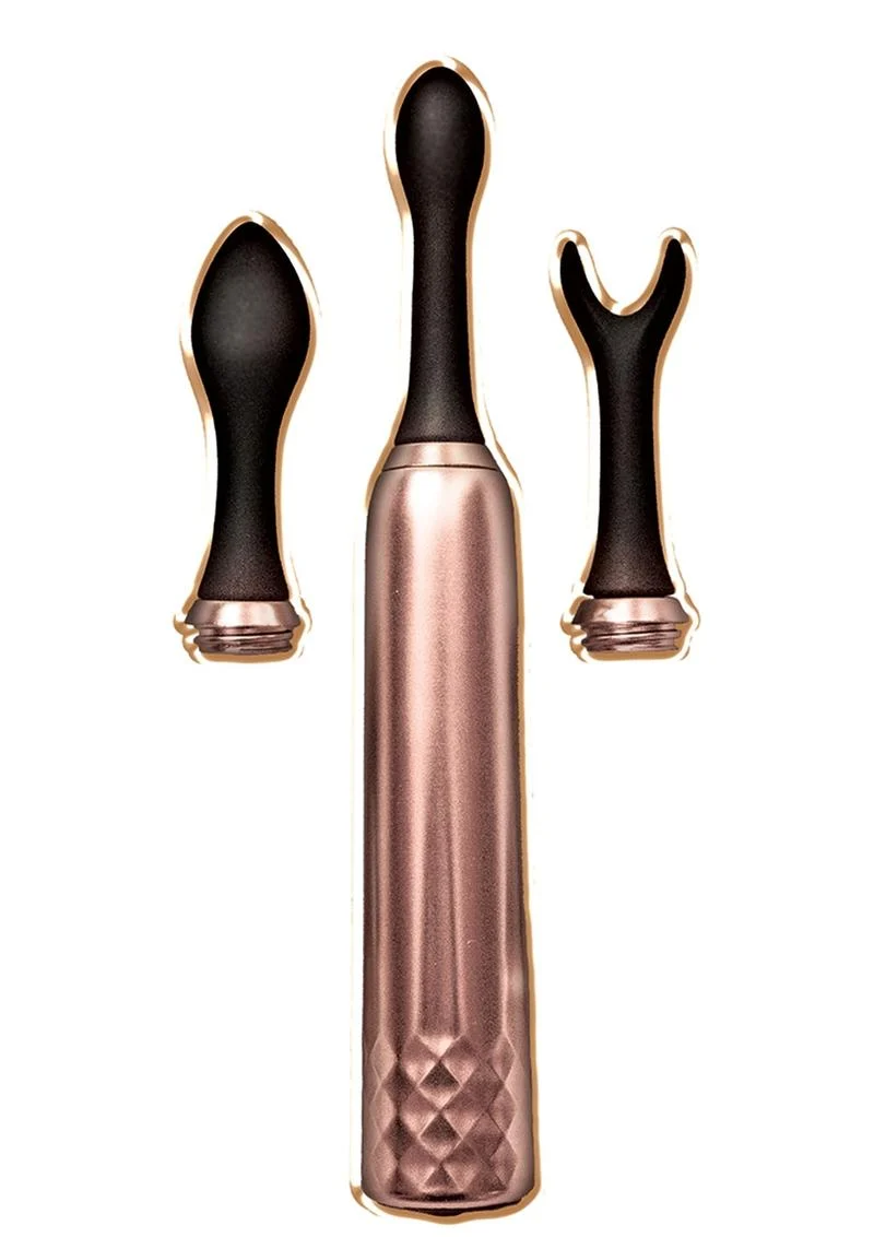 Intense Triple Tip Massager Silicone Rechargeable