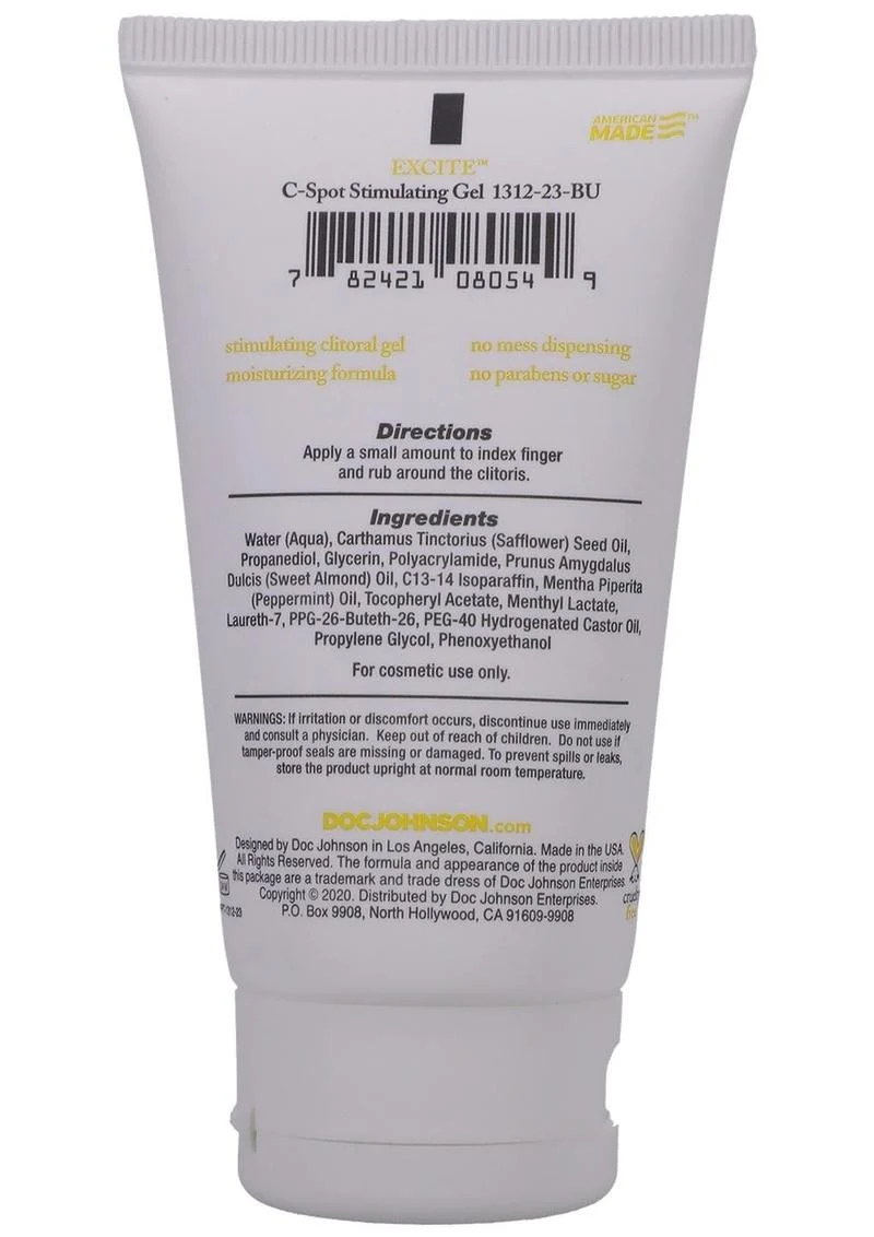 Intimate Enhancements Excite Clitoral Stimulating Gel
