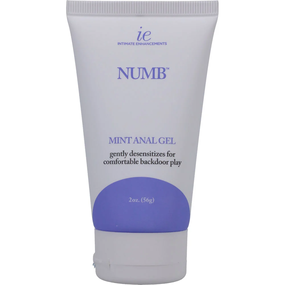 Intimate Enhancements Numb Mint Anal Gel, 2 oz (56 g), Tube