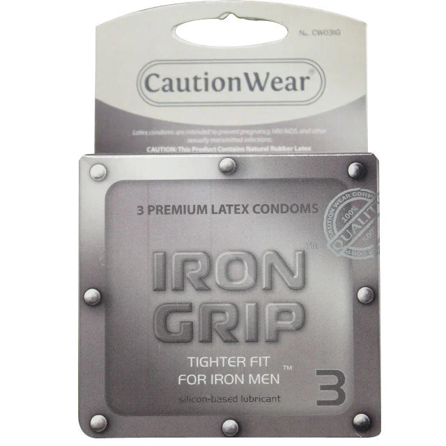 Iron Grip Condoms - 3pk