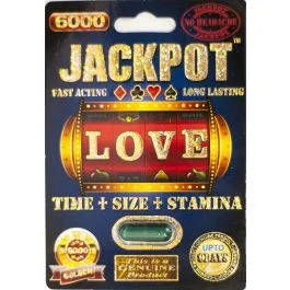 Jackpot 6000 Genuine Male Sexual Enhancer 1 Pill