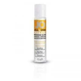 JO All In One Citrus Massage Glide Personal Lubricant 1.oz