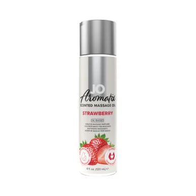 JO Aromatix Strawberry Scented Massage Oil - 4oz