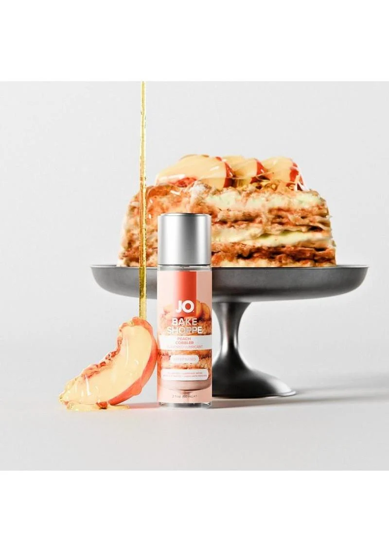 JO Bake Shoppe Peach Cobbler Flavored Water-Based Lubricant 2 oz.