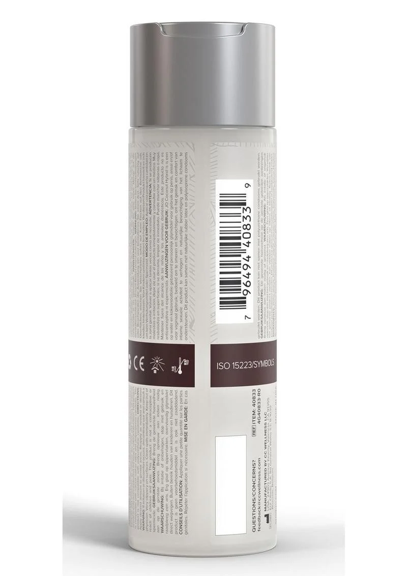 JO Coconut Hybrid Water Based Lubricant