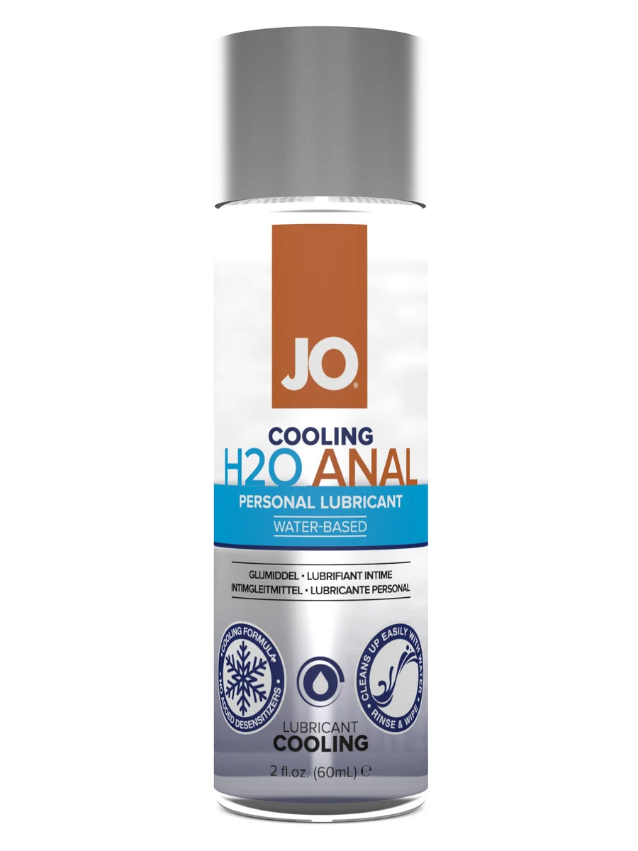 JO H2O Anal Cooling Lubricant Water-Based 2 fl oz