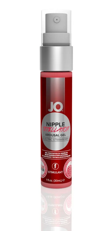 JO Nipple Titillator Arousal Gel Electric Strawberry