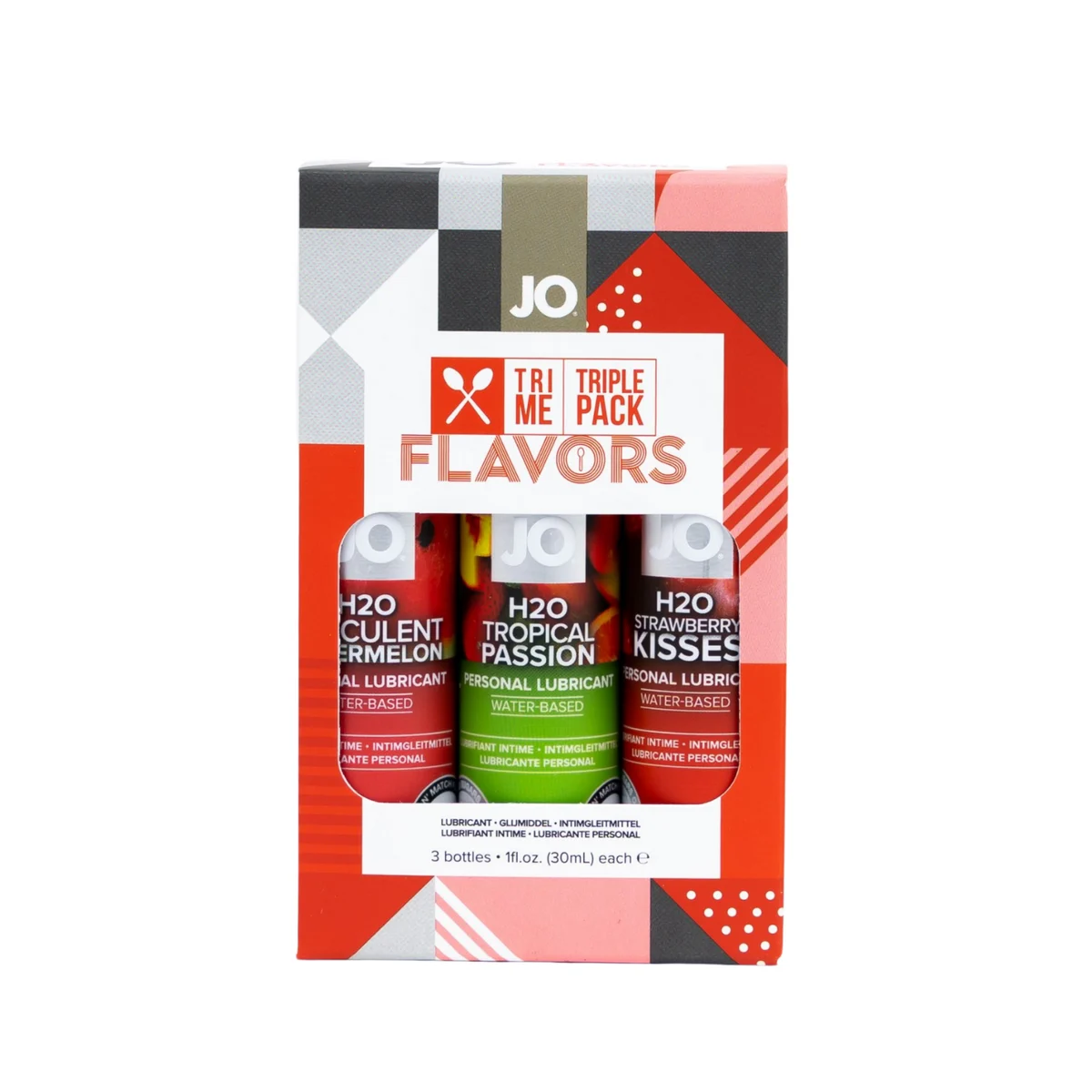 JO Tri Me Triple Pack FLAVORS Water-Based