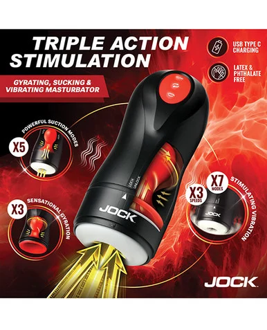 Jock Advanced Gyro Blast Triple Action Stroker