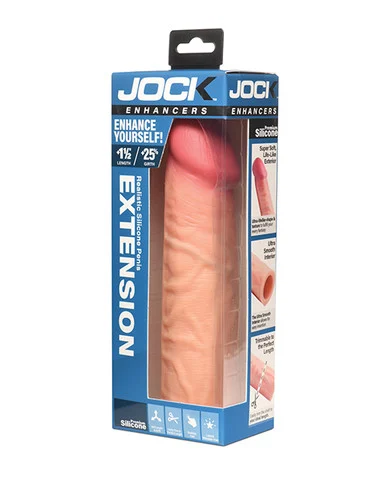 Jock Enhancers 1.5" Realistic Silicone Penis Extension