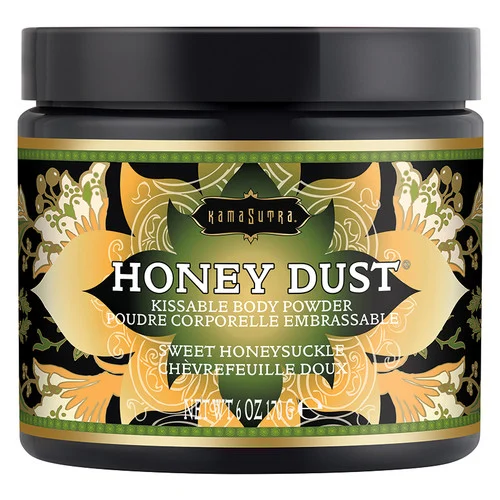 Kama Sutra Honey Dust Kissable Body Powder 6 oz Jar