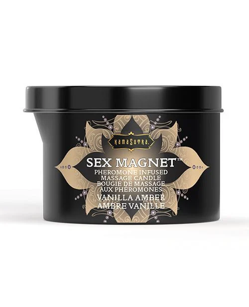 Kama Sutra Sex Magnet Vanilla Amber Pheromone Massage Candle