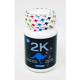 Kangaroo 2K Blue Mega 3000 Male Enhancements 12 Pills Bottle