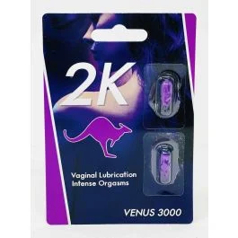 Kangaroo 2K Violet Venus 3000 For Her Sexual Enhancer 2 Pills Pack