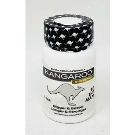 Kangaroo White 12 Pills Bottle Extra Strong X Intense Male Enhancement