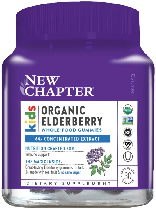 Kids Organic Elderberry Gummies (New Chapter)