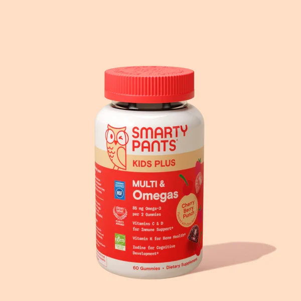 Kids Plus Cherry Berry Punch Multi & Omegas by Smarty Pants