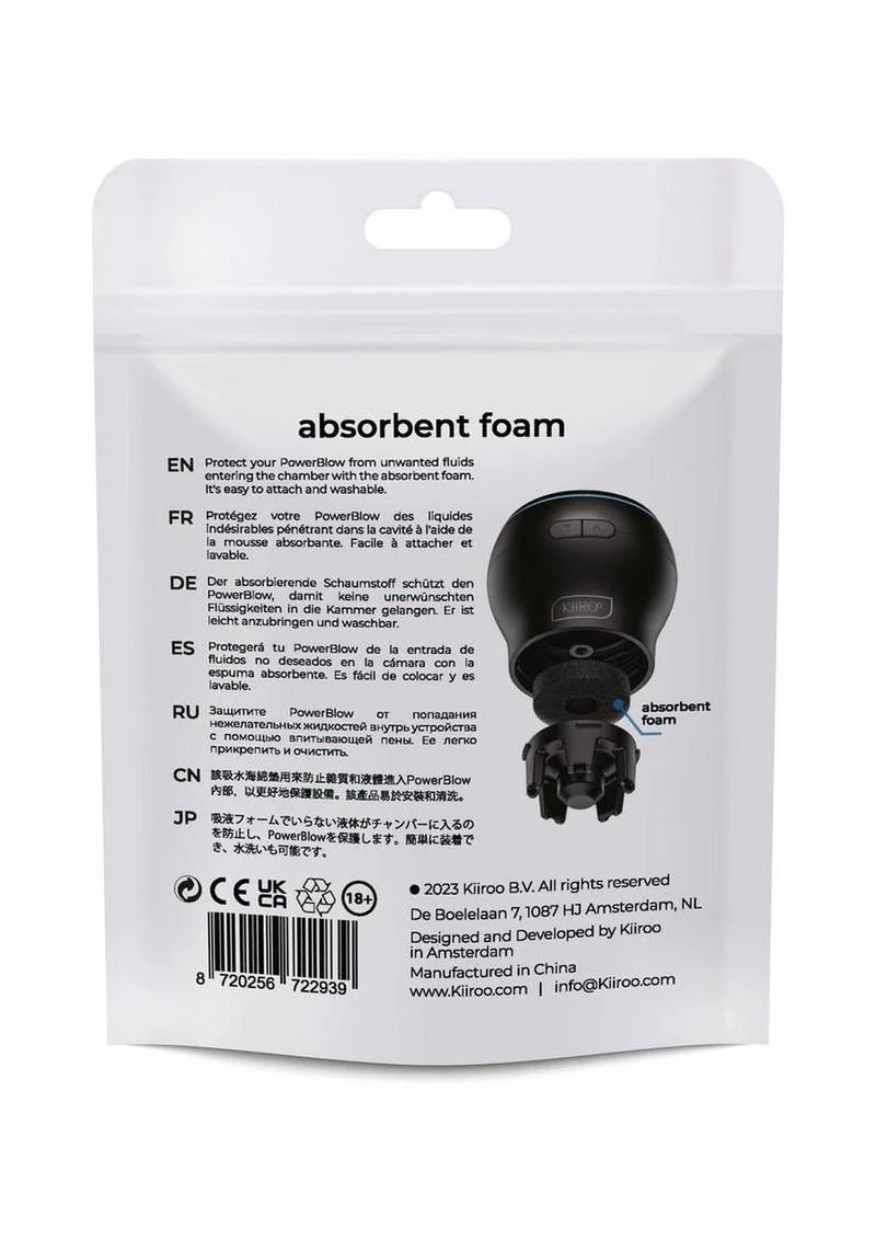Kiiroo Powerblow Absorbent Foam