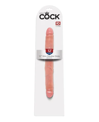 King Cock 12" Slim Double Dildo