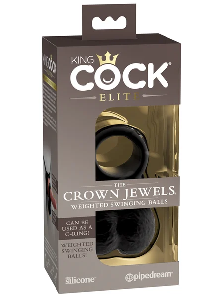 KING COCK ELITE SWINGING SILICONE BALLS