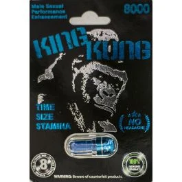 King Kung 8000 Male Sexual Performance Enhancement Pill Blue