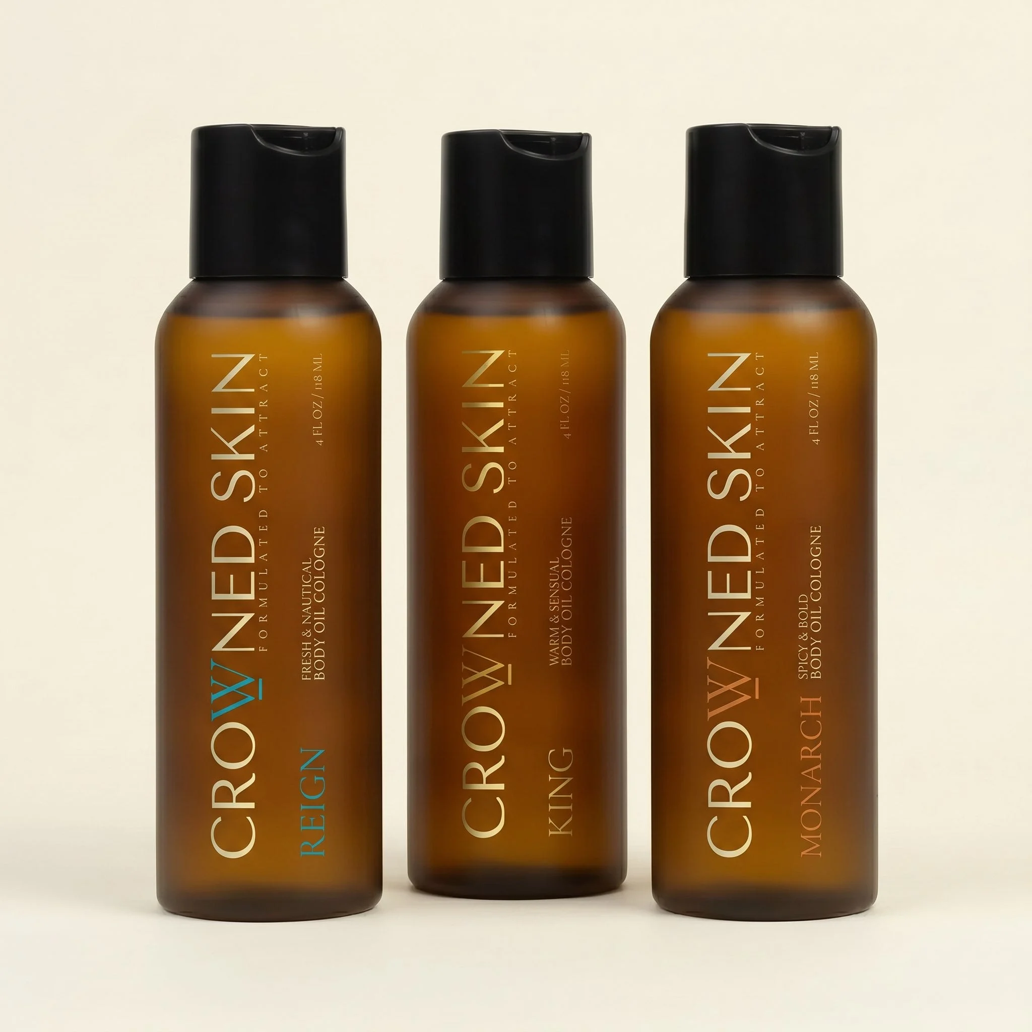 King, Reign and Monarch Body Oil Set