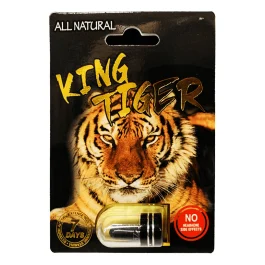 King Tiger Black 7 Day Male Sexual Performance Enhancer 1 Pill 